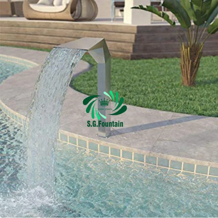 Hot selling artificial waterfall garden pond artificial waterfall decoration backyard waterfall
