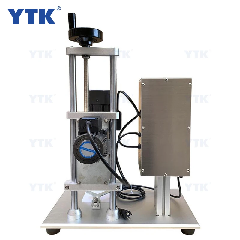 YTK-450 пластиковые water_bottle_cap_sealing_machine укупорочная машина для пластиковых бутылок откручивающаяся