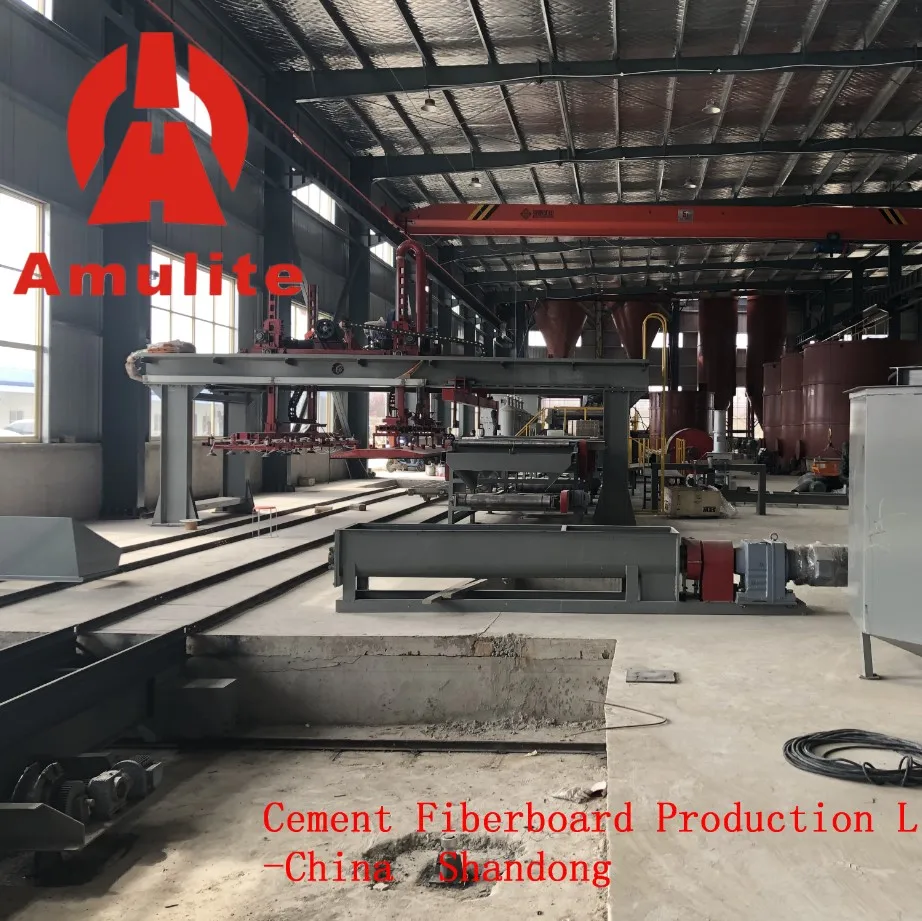 China Amulite Group Wood Grain For  For Manufacture Asbestos Fiber Cement Siding Board Making Machine Production Line