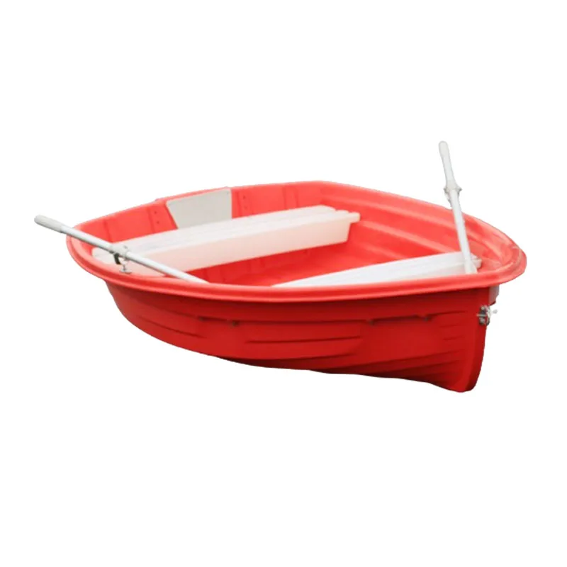 Factory price non-inflatable  plastic boat one person single canoe kayak rowing boat solo skiff