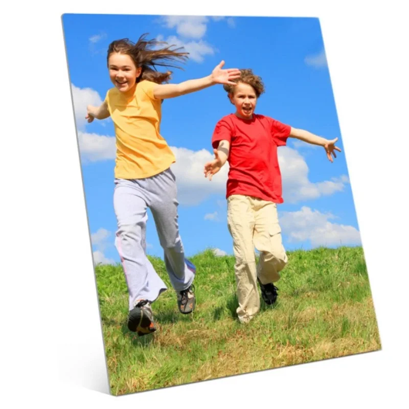 sublimation heat transfer photo wall decor custom glossy sublimation custom aluminum metal photo print for wall art