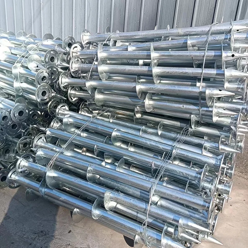 Ground Anchor Ground Screw Pile Concrete Ground Anchor Screw Mounting Solar Racking Pipe in Stock
