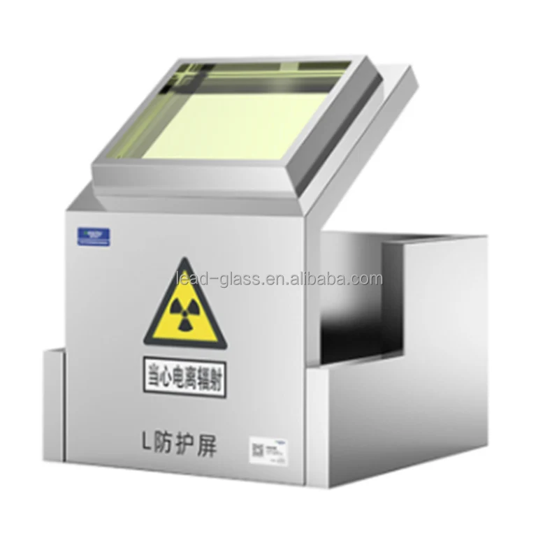 L-type injection station nuclear medicine department quality control test lead shield protection L-shaped screen laboratory anti