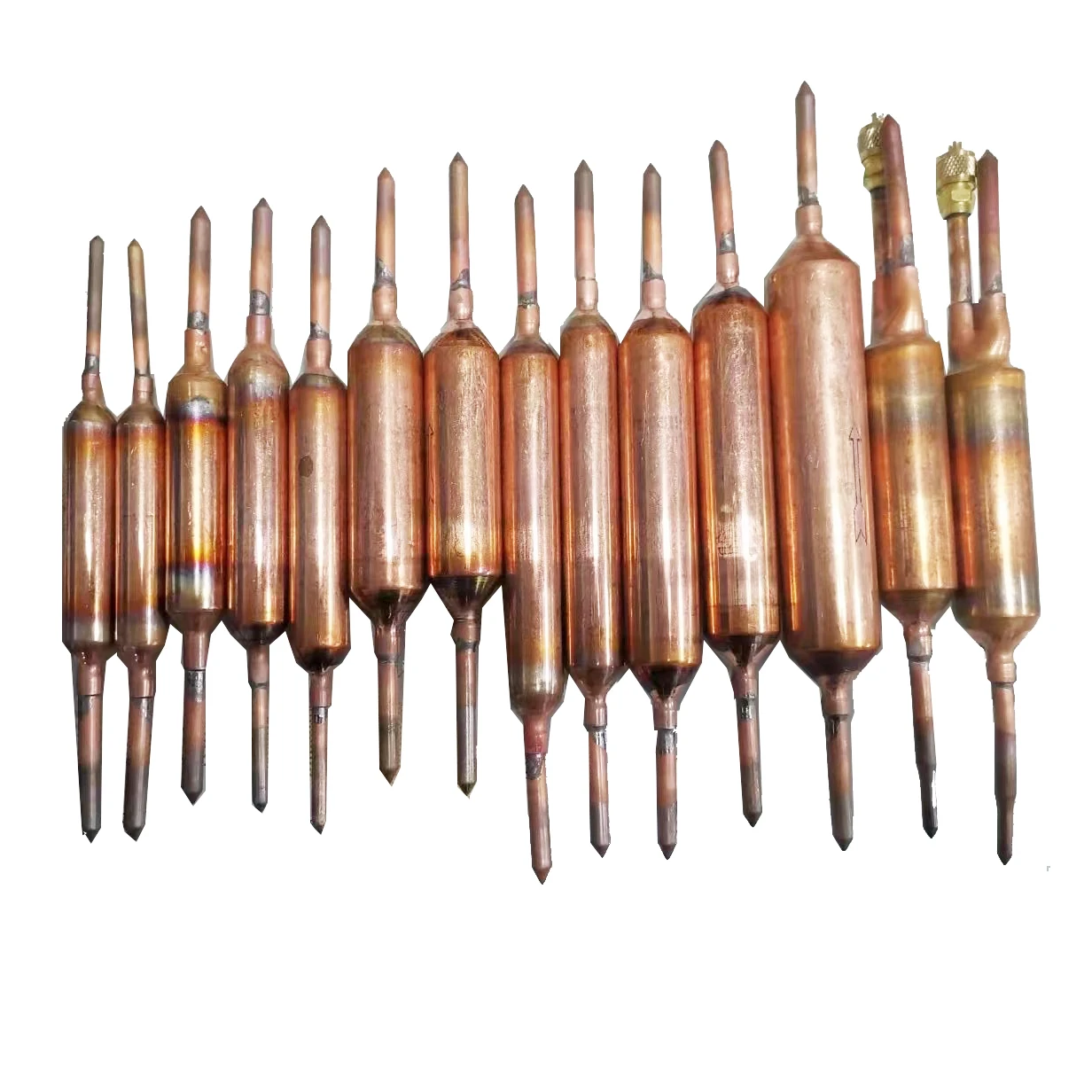 Liquid Line Copper Welding Filter Drier With 1/4 Inch Inlet and Outlet