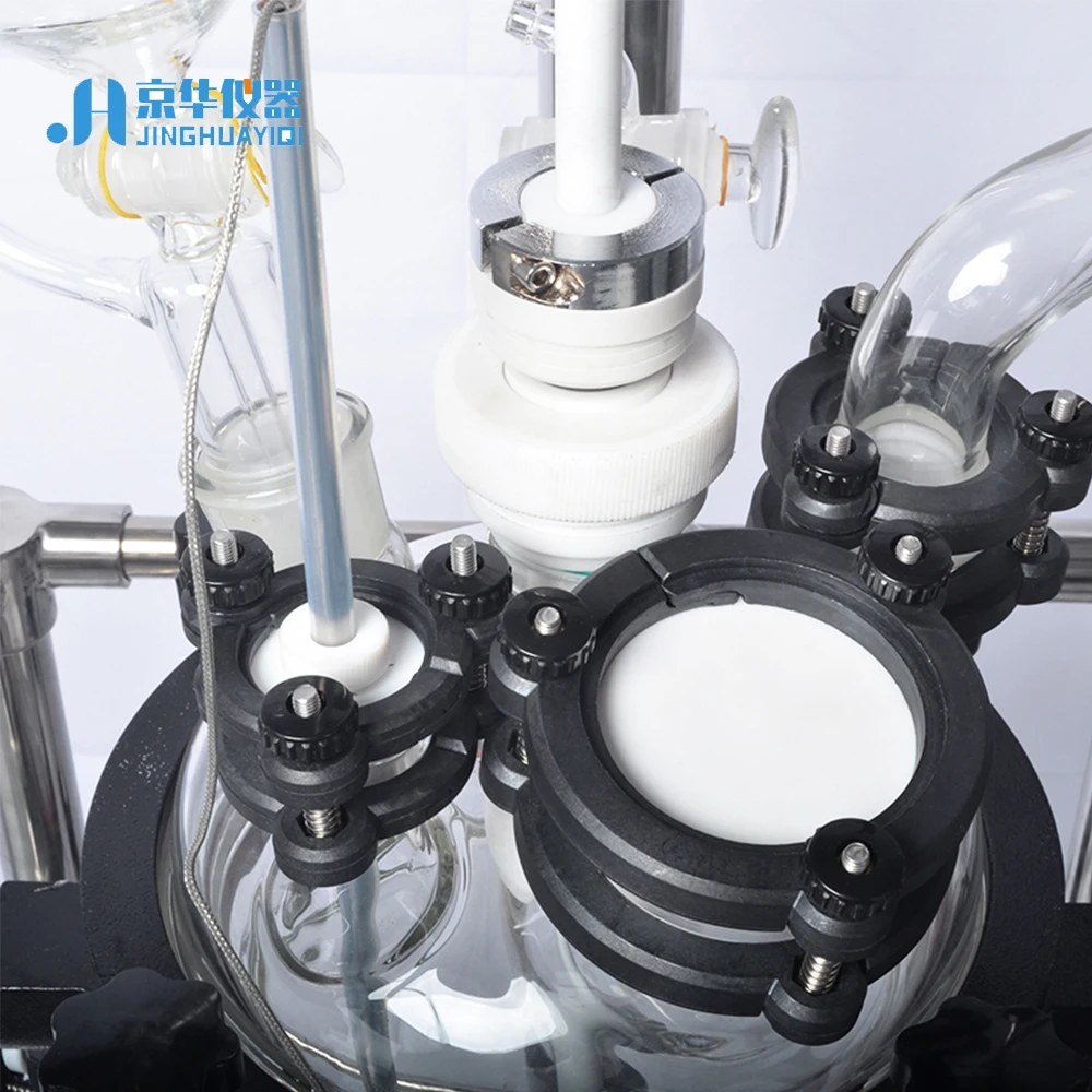 10L Chemical Reactor Bioreactor Jacketed Glass Reactor Manufacturer