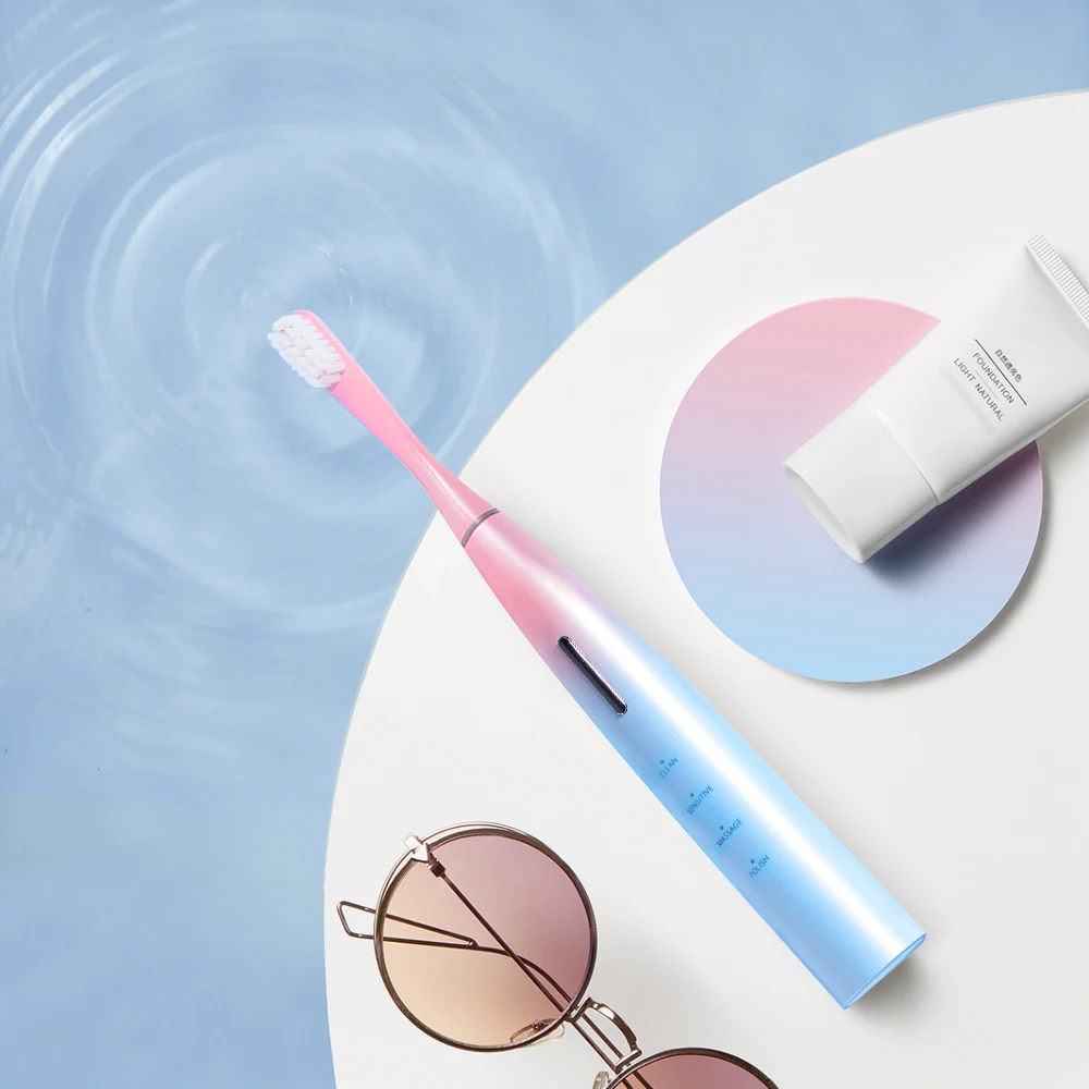 2024 IPX7 интеллектуальная электронная автоматическая ультразвуковая зубная щетка для взрослых