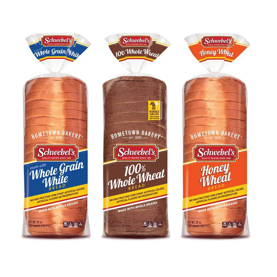 Упаковка для пищевых продуктов, пластиковый пакет для упаковки хлеба с индивидуальным принтом, производитель пластиковых пакетов