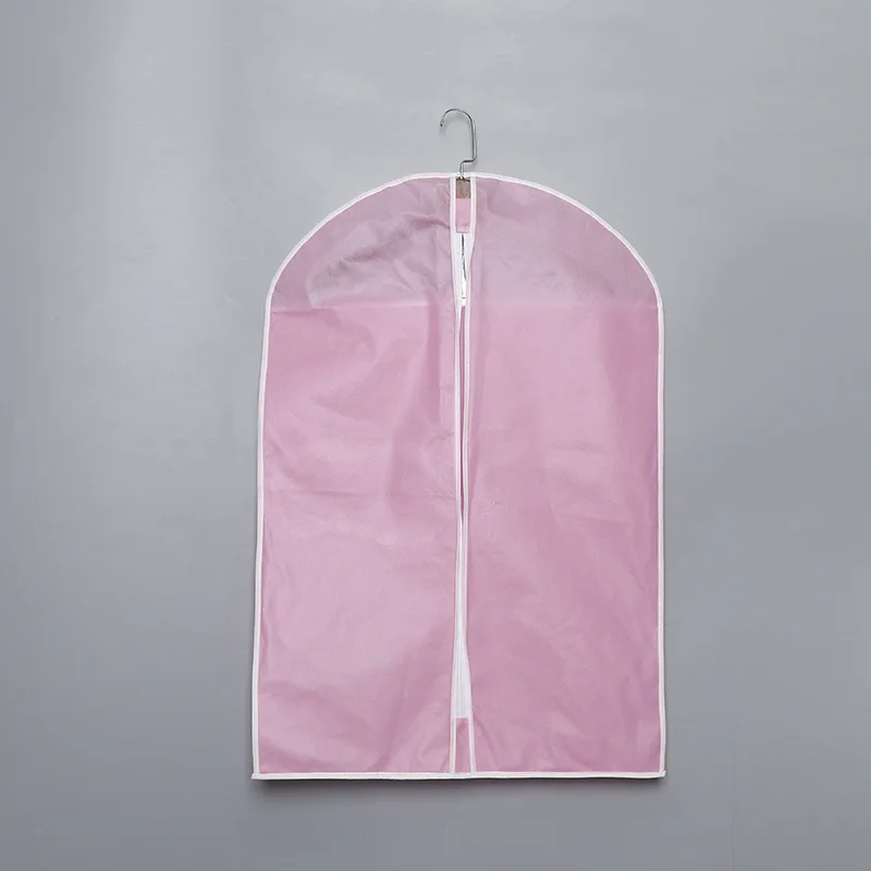 Bio degradable cheap pink dance garment packing bag for dresses