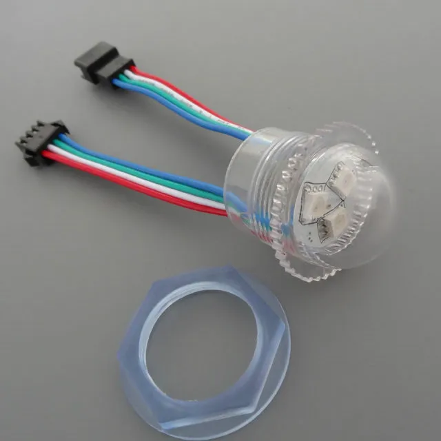 WS2811 26 мм 0 72 Вт пользовательский наружный строительный фасад монтаж RGB пиксельный Светодиодный точечный