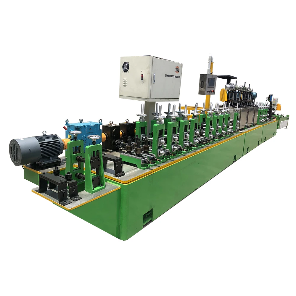 Stainless Steel Welding Tube Finning Machine / Pipe Roll Forming Line