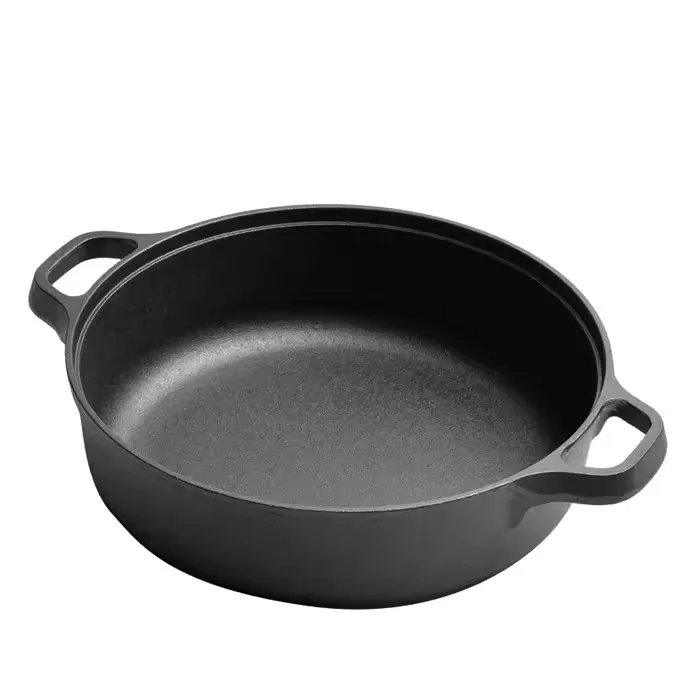 China Factory Cast Iron Cookware For Kitchen Round Shape Cast Iron Sizzling Pans