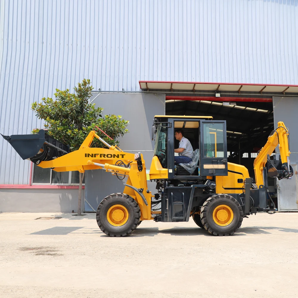 Free Shipping EPA engine Hydraulic Mini Loader backhoe loader digger Backhoe Loader back hoe For Sale