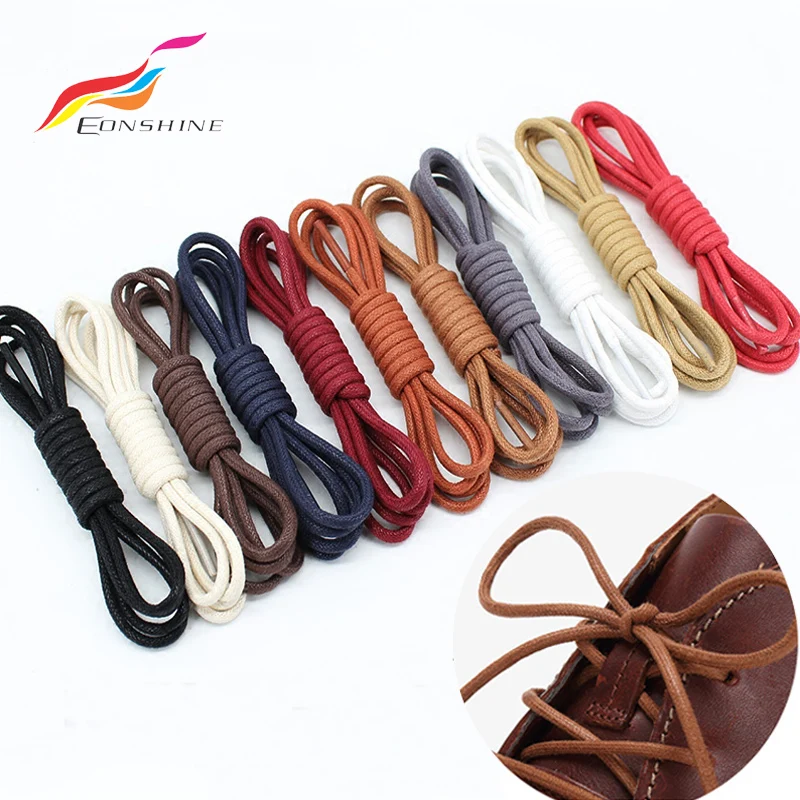 Eco-Friendly 3mm Round Premium Cotton Rope Waxing Dress Shoelace