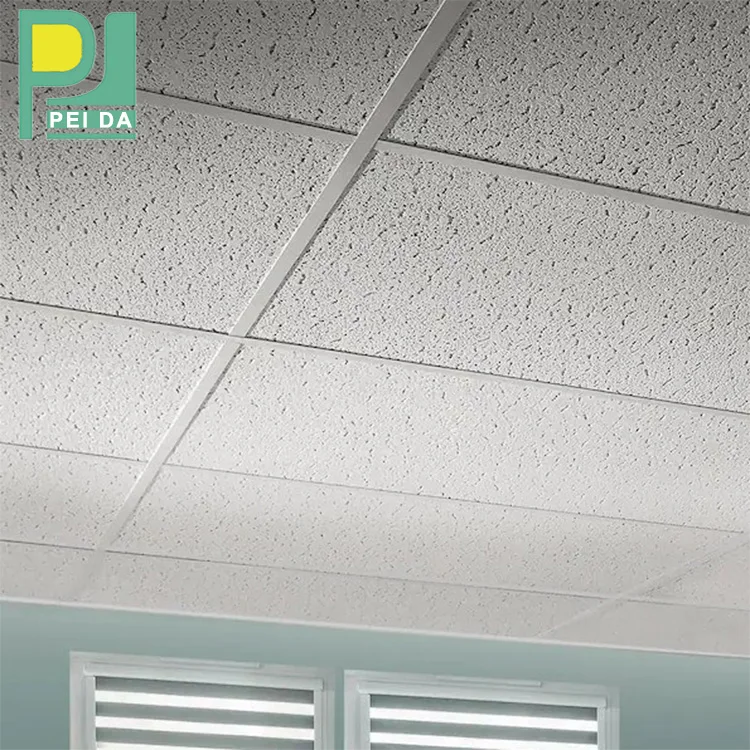 Fashion 2X4 Acoustic Mineral Fibre Ceiling Tiles For Commercial