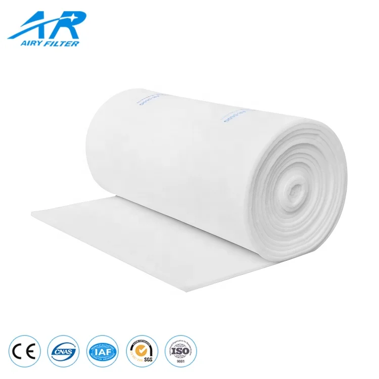 Low Energy Consumption Eu5 Roof Filter Paint Filter Paper For Cabin+ Panel spray booth ceiling filter