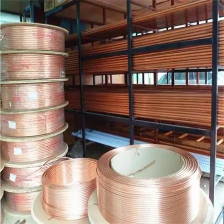 High quality Refrigeration air conditioner connecting copper pipe manufacture pancake coil capillary copper coil copper tube
