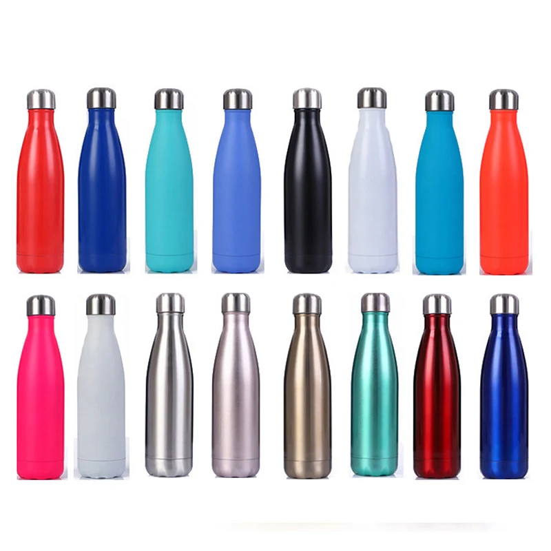 
Wholesale Custom Logo 500ml 750ml 1000ml Metal Eco Friendly Double Wall Vacuum Insulated Sports Stainless Steel Water Bottle 