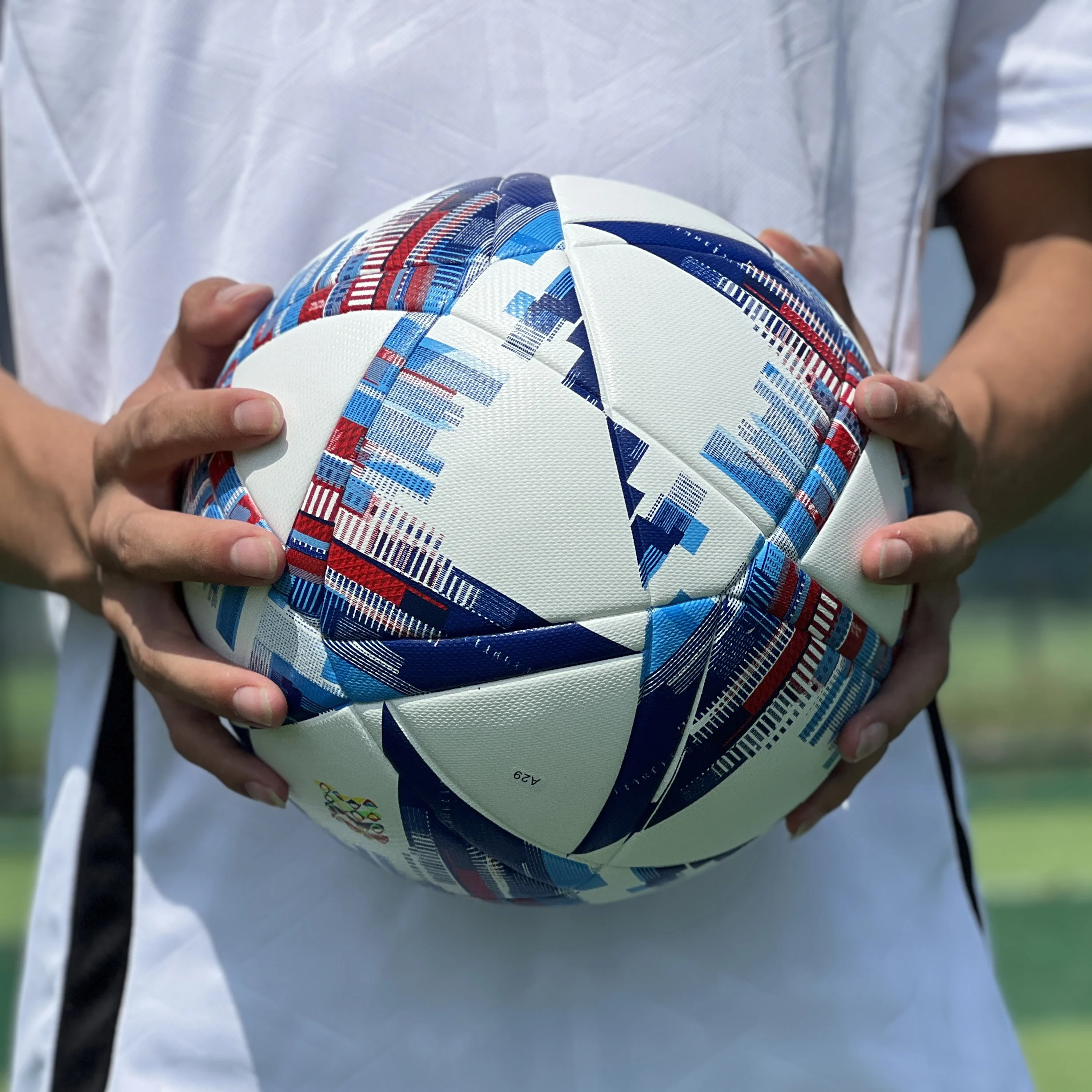 Factory Custom Thermobonded Size 3/4/5 Training Game Football Pvc /Tpu/Pu Football Indoor And Outdoor Ball