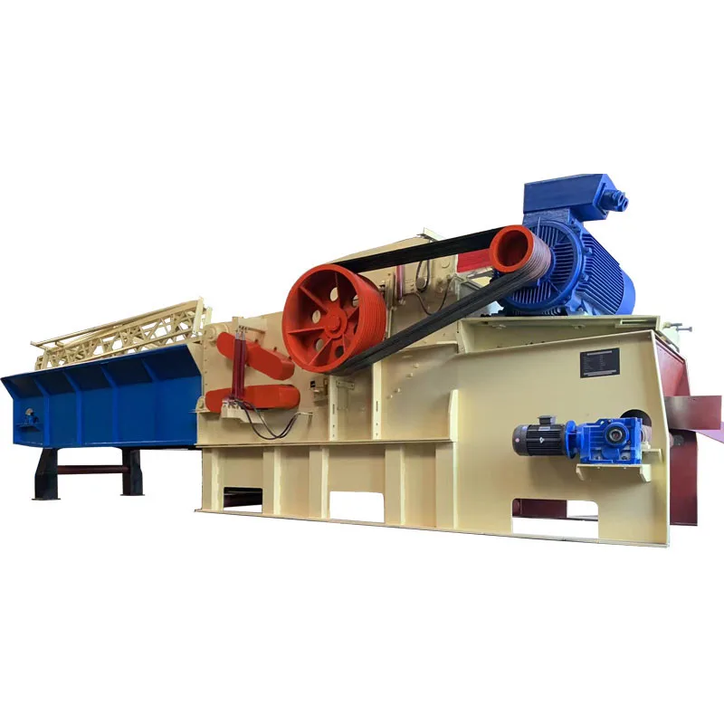 China Brand Biomass Wood Chips Crusher/ Heavy Duty Drum Wood Chipper Machine