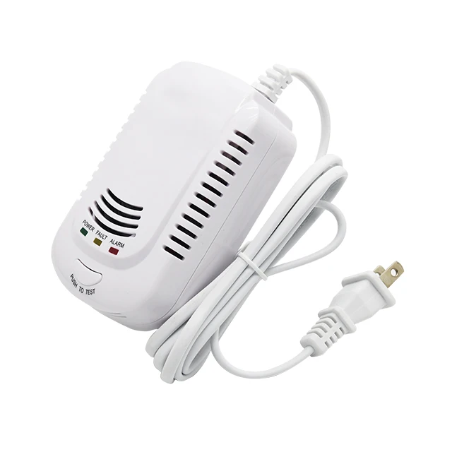 Sensor Flash Alarm Gas Leak Alarm Detector Propane Safety Home Security 90 240V Sound LPG