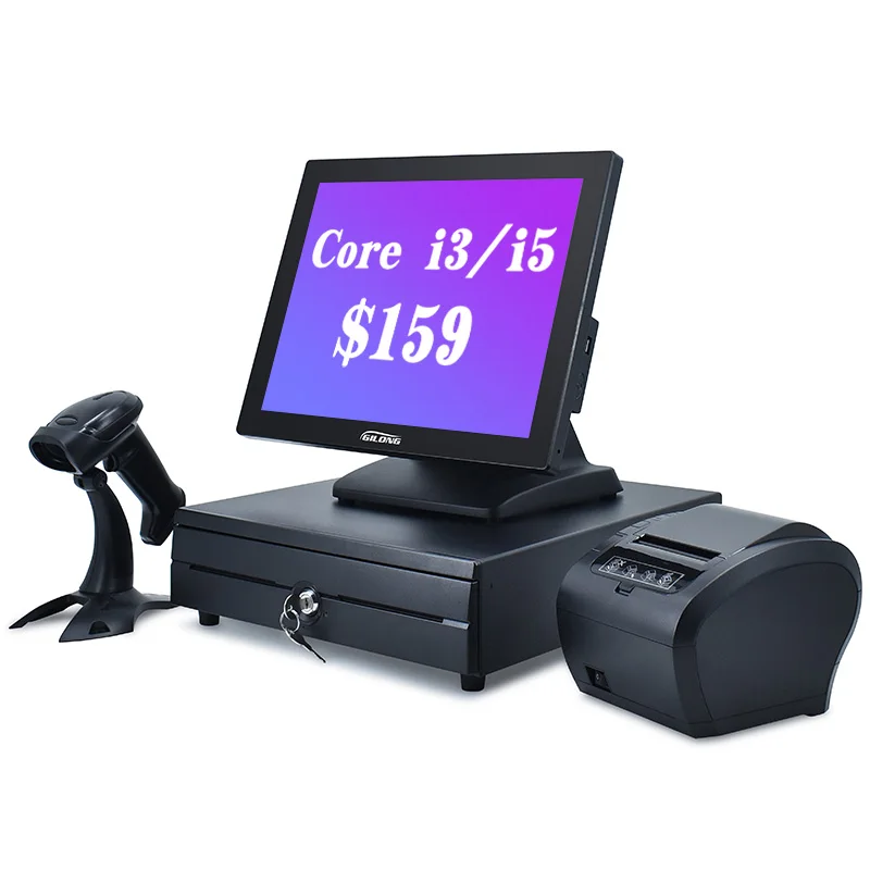 Windows 15 inch POS Terminal Touch Screen POS All In One Computer
