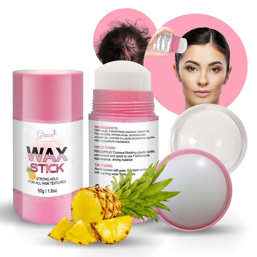 Edge Control Wax Hair Wax Stick Bundle Set Wigs Strong Hold Non-greasy for Fly Away & Edge