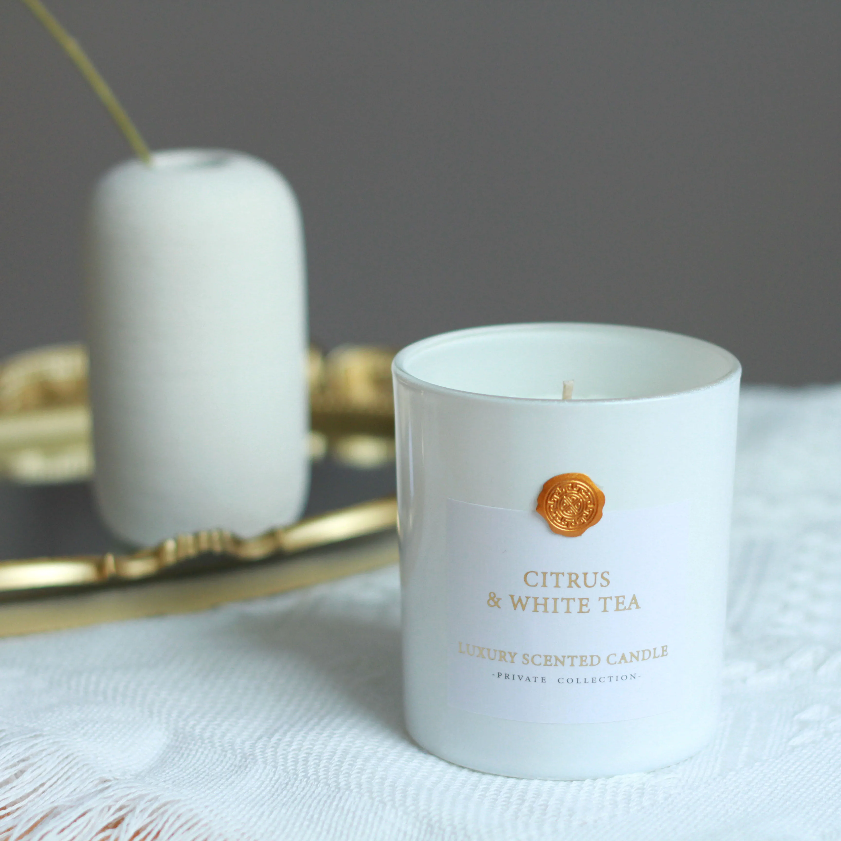 wholesale  novelty private label scented candles with tube packaging