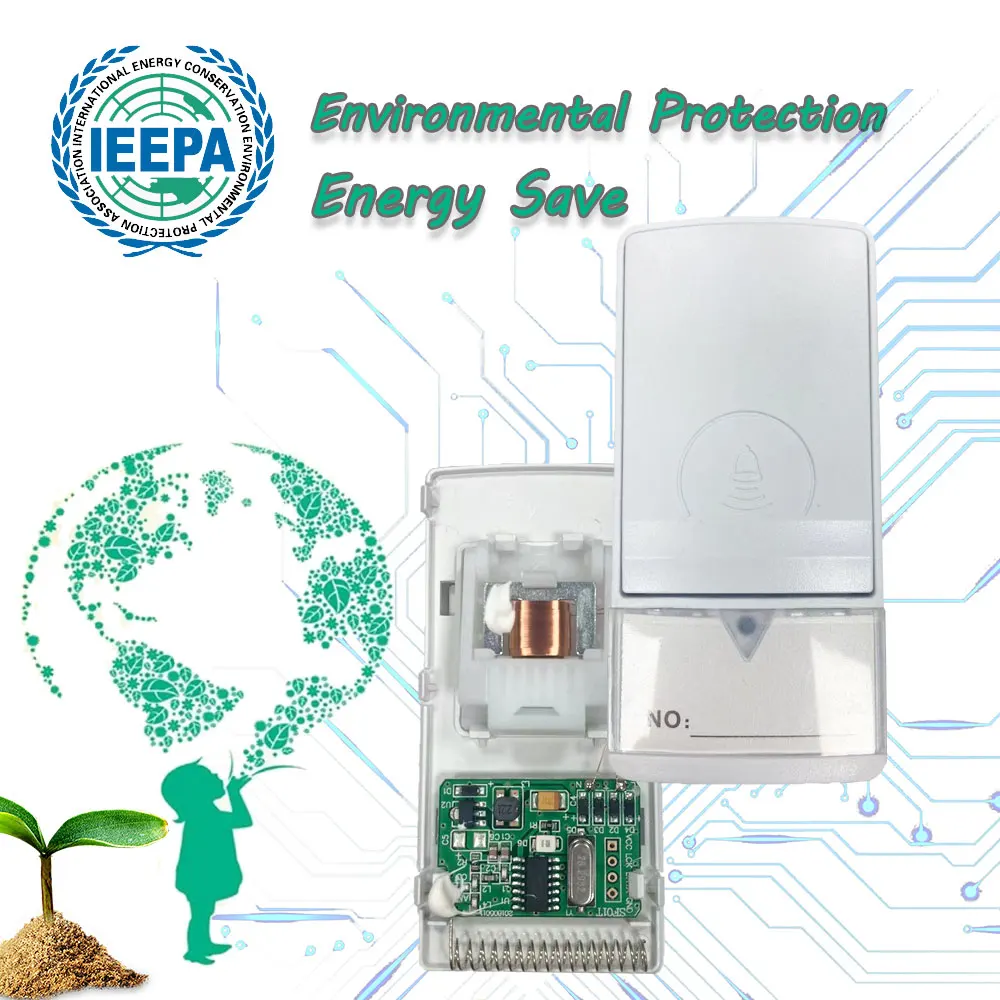 XINHUI digital Self-Generated wireless doorbell Self-Electric door chime kinetic selfpowered doorbell