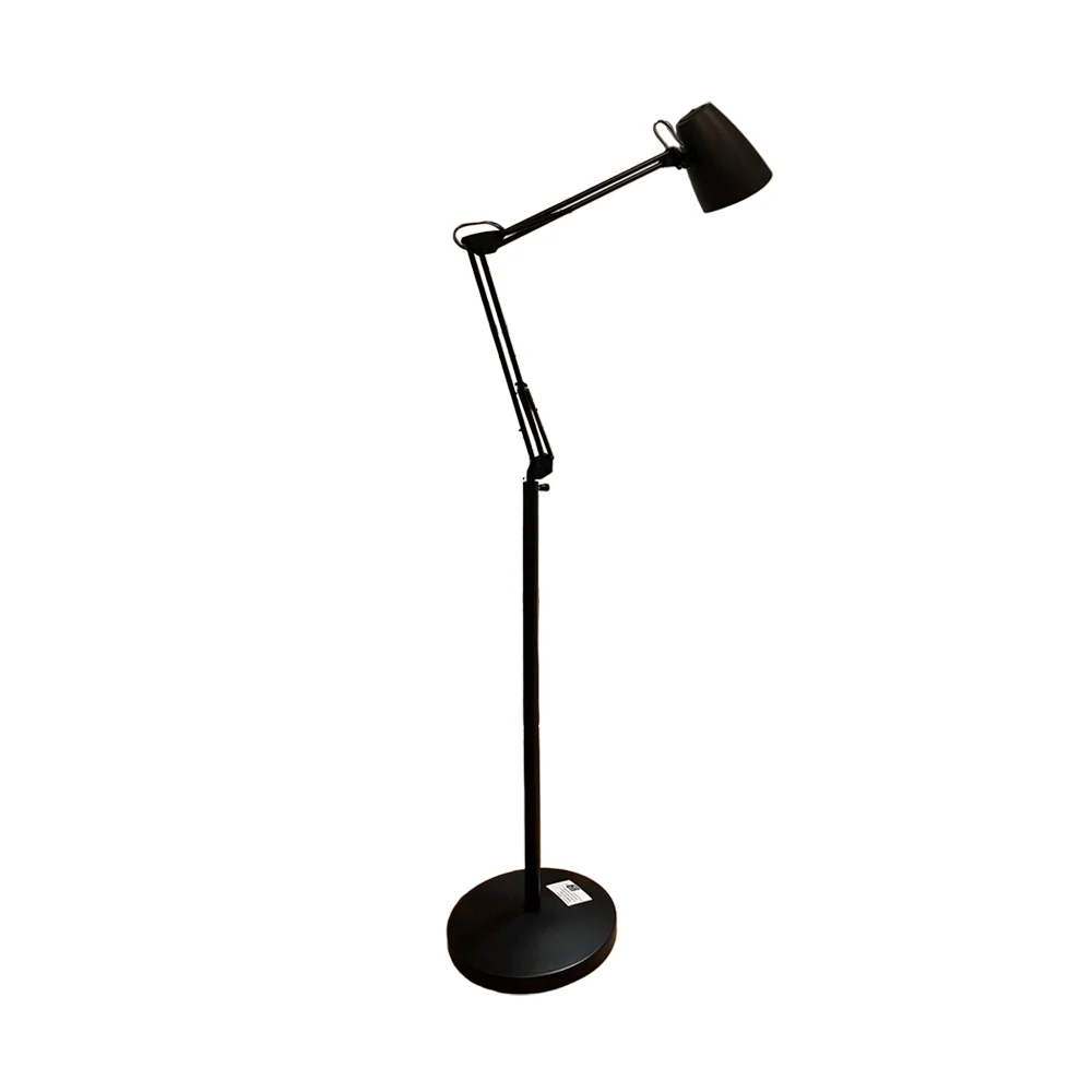New Popular Fashion Style Bedroom Lights Modern Corner Floor Lamps With Black Cone Lampshade
