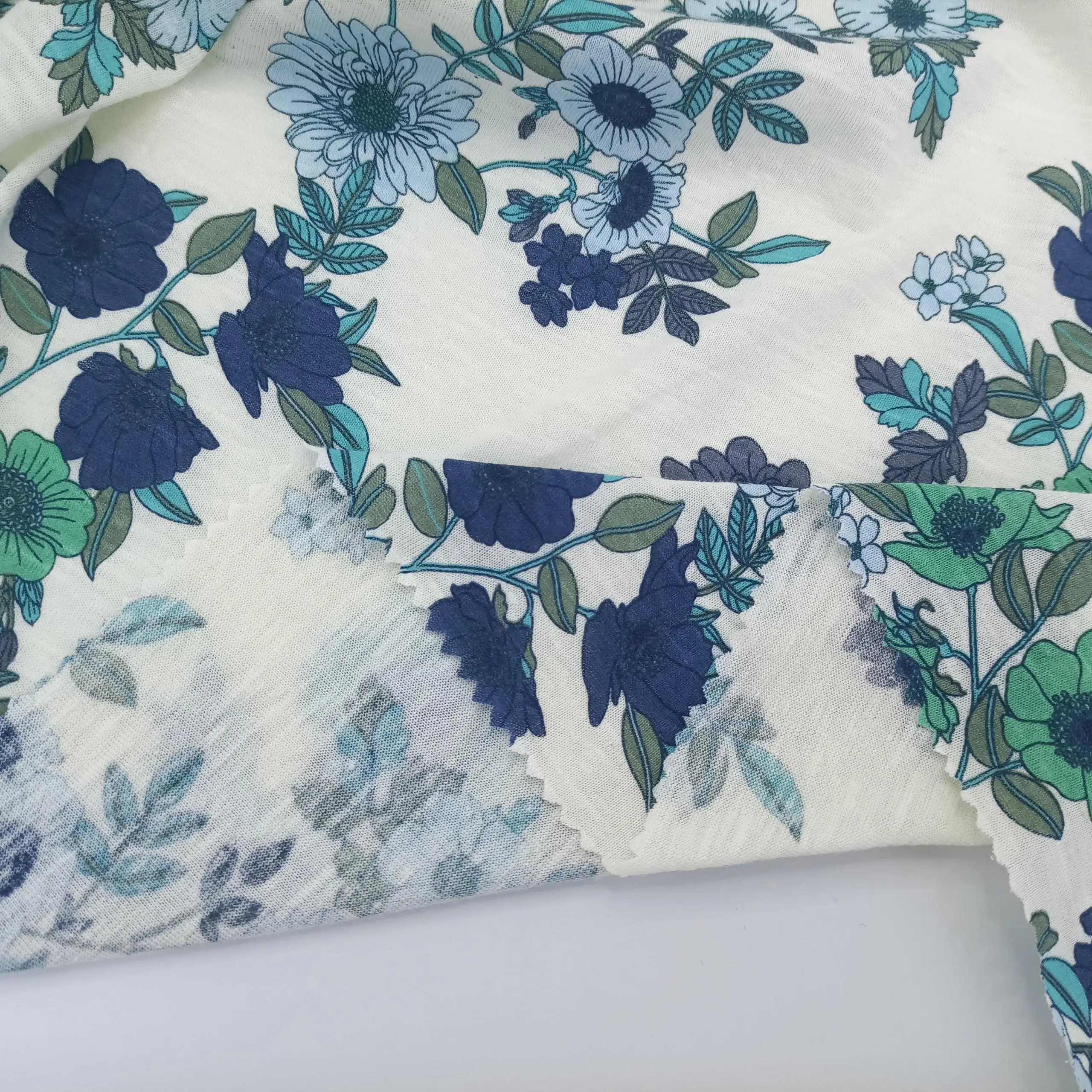 Fashionable High Quality 140 Gsm Linen Jersey Fabric Jersey Fabric T-Shirt Printed Linen Fabric