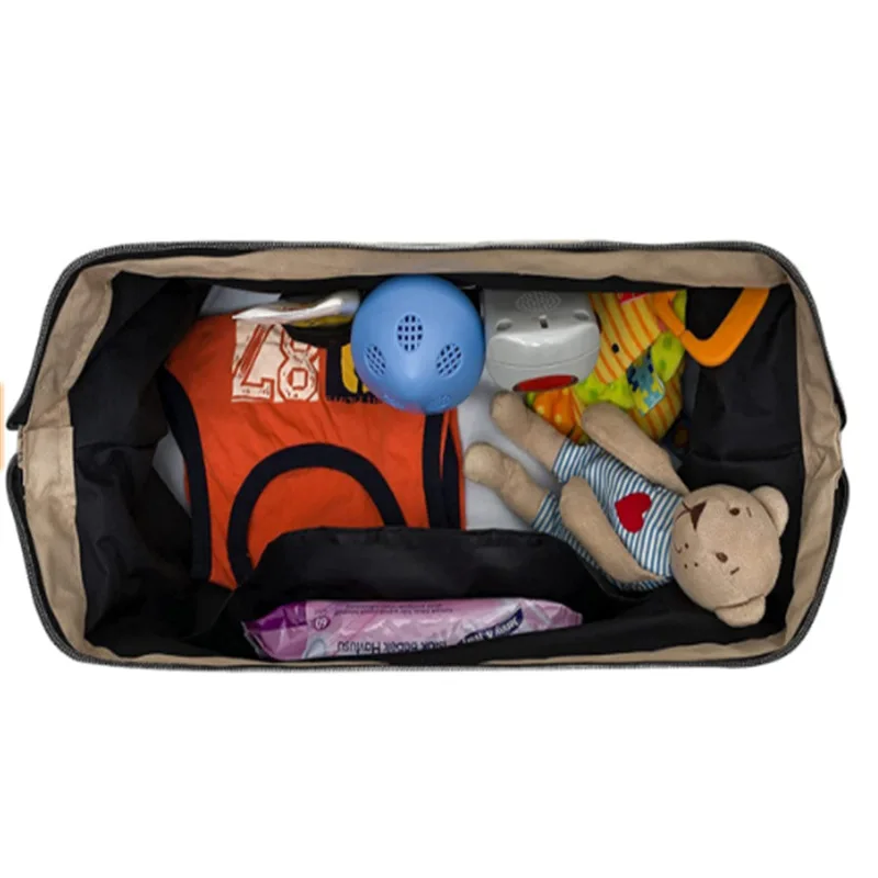 Waterproof Large-Capacity Nylon Mummy Diaper Shoulder Bag Compartment Mommy Shopping Bag