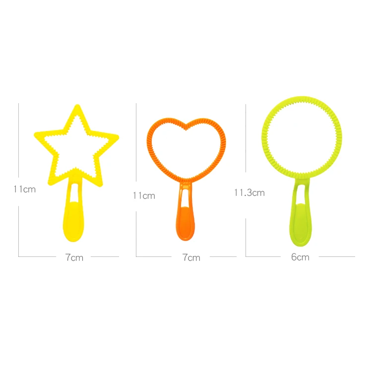 3pcs/set Bubble Small Mini Wand Swing Colorful Bubbles Toys for