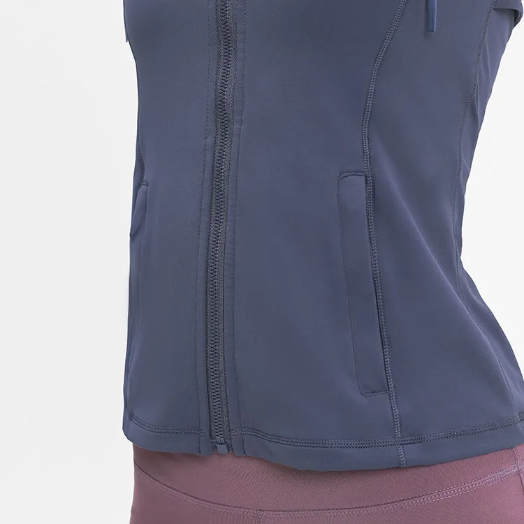 In Stock High Quality Women  Zipper Jackets Hoodies Hot Sale Sports Gym  Regular Pullover Hoodies