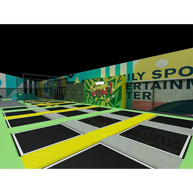 Pokiddo Customized Sports Large Indoor and Outdoor Trampoline Park Equipment  Tap Fun sky podsfor Kids and adults