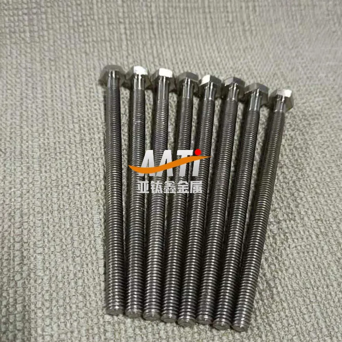 We offer various sizes of TA1/TA2 titanium screws for electroplating equipment/aerospace/high-end precision industries