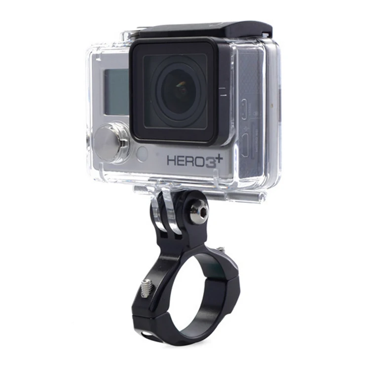 Aluminum Alloy Clamp Bicycle Handlebar Mount Holder Adapter for Sport Action Cameras Gopros