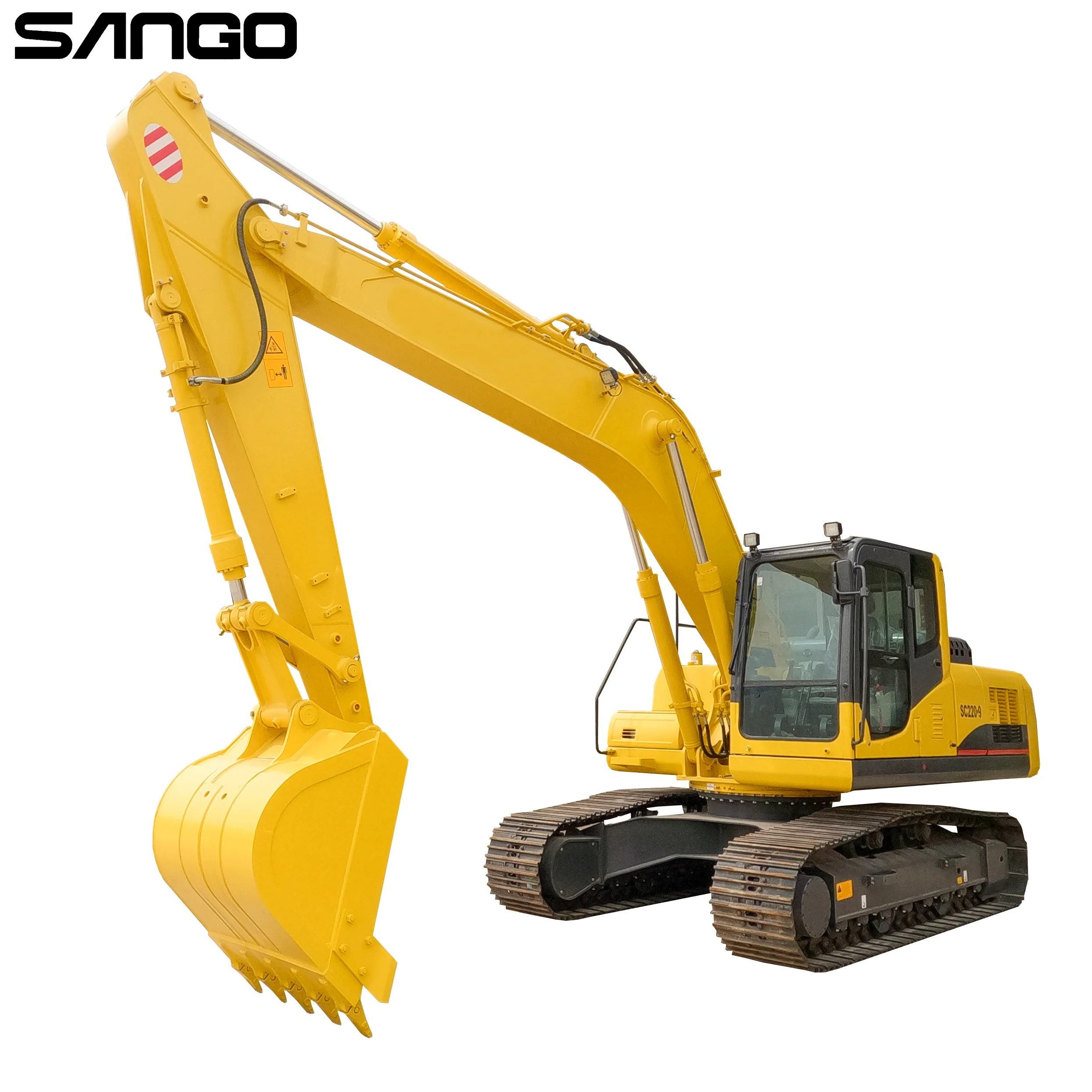 Heavy earth-moving machinery tunnel Factory Excavator 20 ton arm&hammer acens payload 80ton Digger Machine with breaker