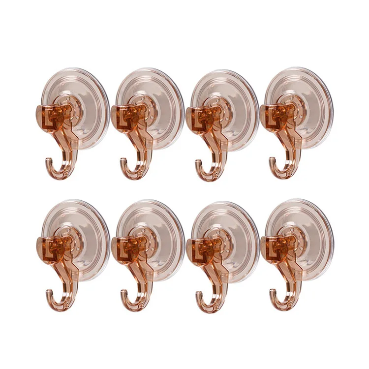 Minimalist Suction Cup Shower Hook Multifunction Strong Adhesive Hook Plastic Hook