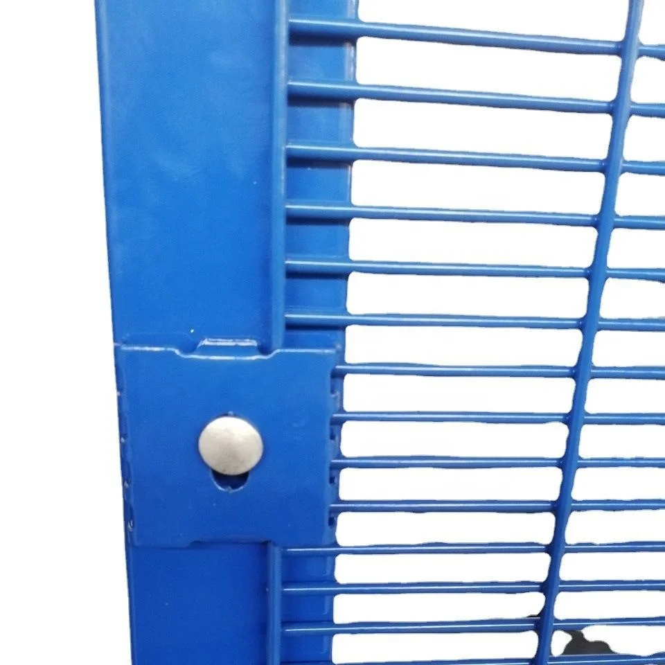 Easily Assembled 358 mesh secure fence price 358 railway ststiob fence anti climb mesh Customized 358 security fence