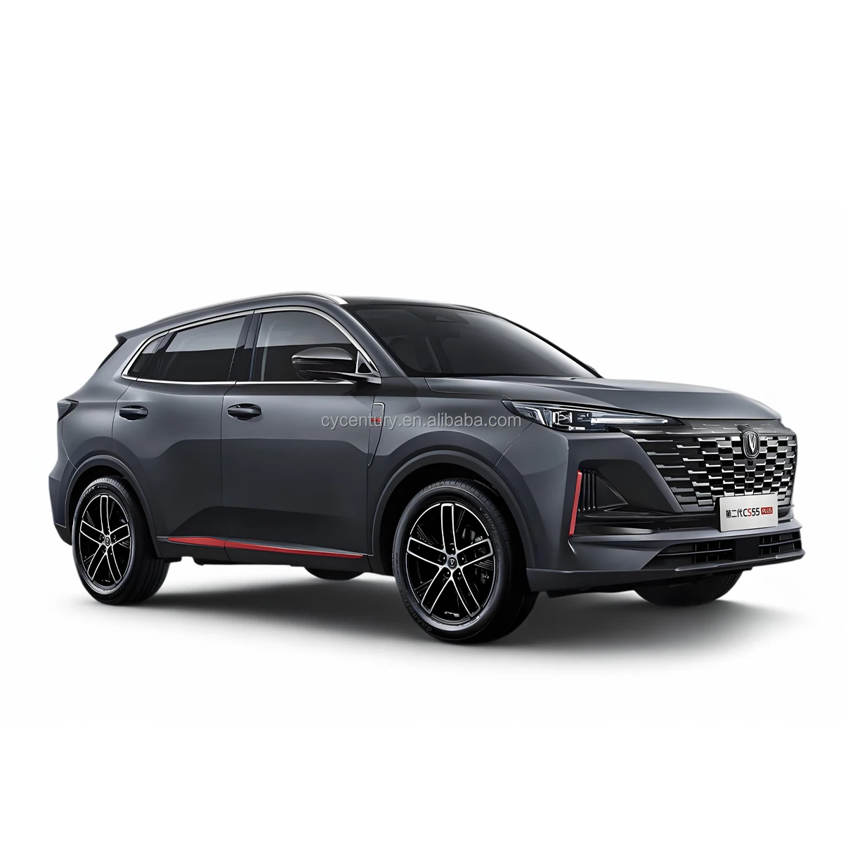 Changan CS55 Plus бензиновый внедорожник новое состояние FWD кожаные сиденья задняя камера панорамный люк на крыше алюминиевый сплав левое Рулевое управление