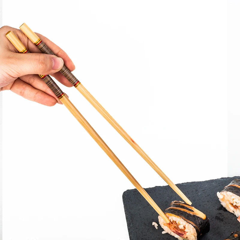 customized reusable 100% natural chop sticks bamboo chopstick japanese sushi chopsticks set with logo
