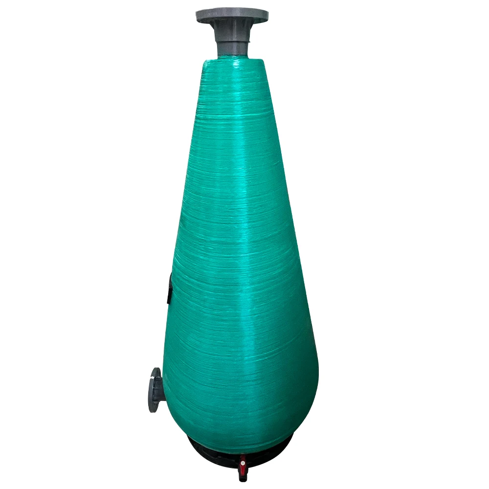 Qlozone clear aquaculture oxygen cone mini ras oxygen cone for fish farming high density recirculating
