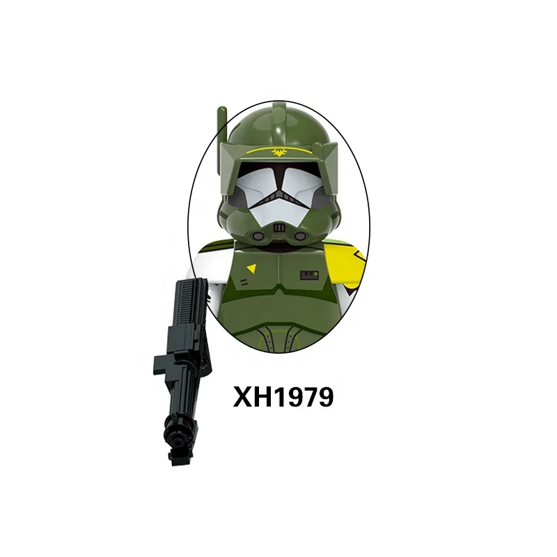 X0345 Дум дуга солдат 442-й Клон Аппо анакс командир Коди космические войны пластиковые мини-строительные блоки детские игрушки
