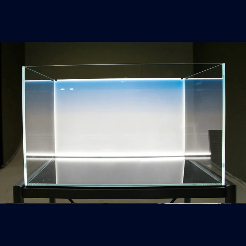 60*36 см RGB цветной стеклянный аквариум домашний декоративный фон для аквариума управление светом через приложение телефона