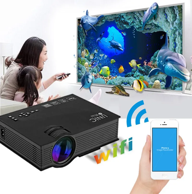 Portable Home Mini Wifi Led Projector
