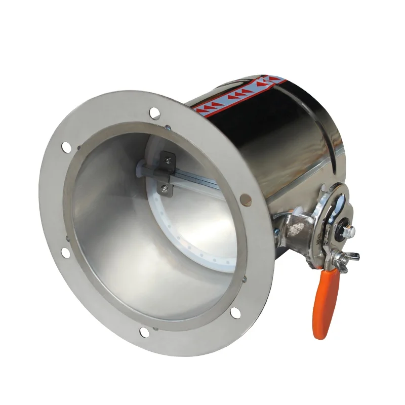 304 Single Flange Circular Air Control Duct Damper
