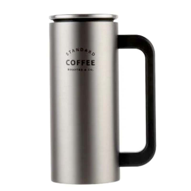 Superior Vacuum Insulated Stainless Steel Tumbler Coffee Cup Travel Mug with Handle 14OZ