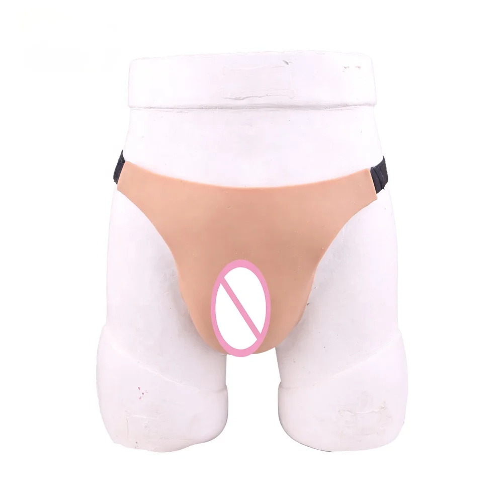 Realistic vagina panty real touch vagina for men Drag Queen vagina panty silicone crossdresser men