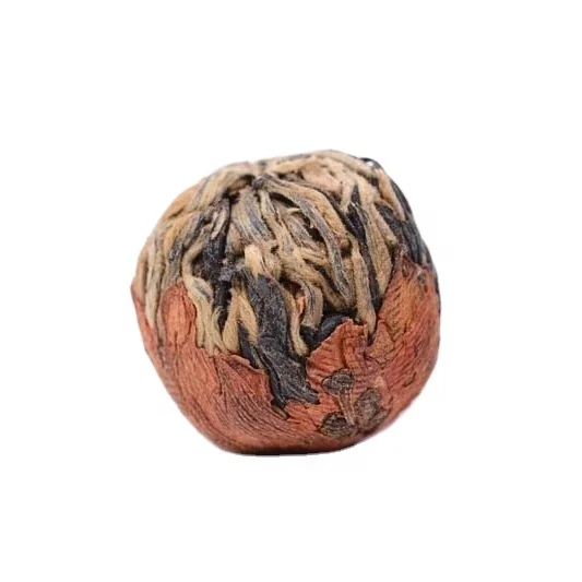 
Chinese Lily Flower Black Tea Balls Woman Slimming Tea Strong Aroma Blooming Lily Tea Balls for Office Ladies 