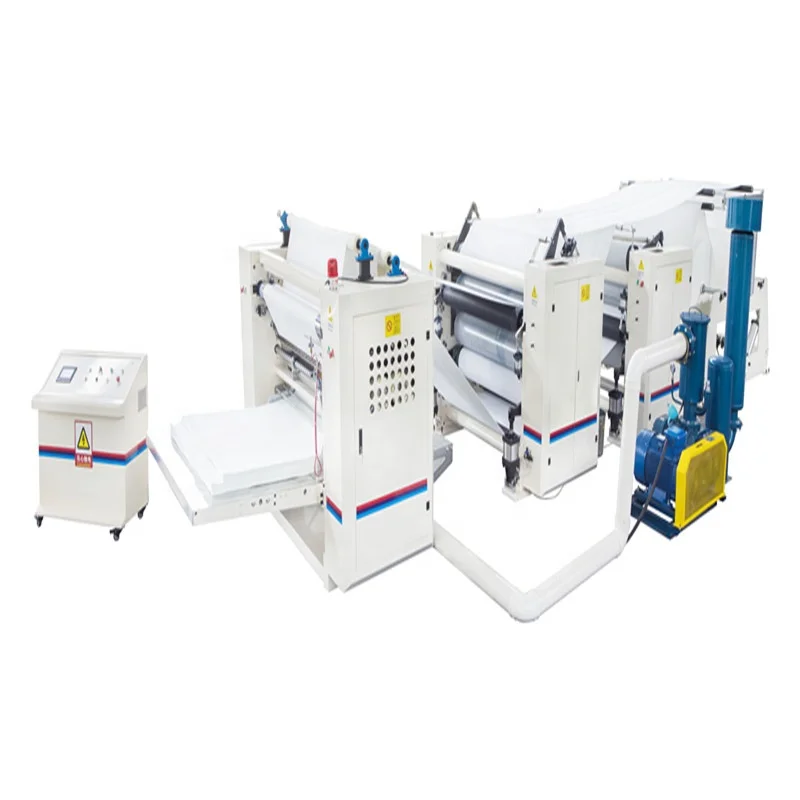 Automatic  V fold Colorful Glue Lamination Try Hand Towel Napkin Tissue Paper Making Machine